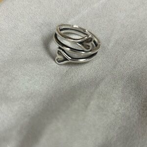 Retired James Avery heart embrace ring size 7